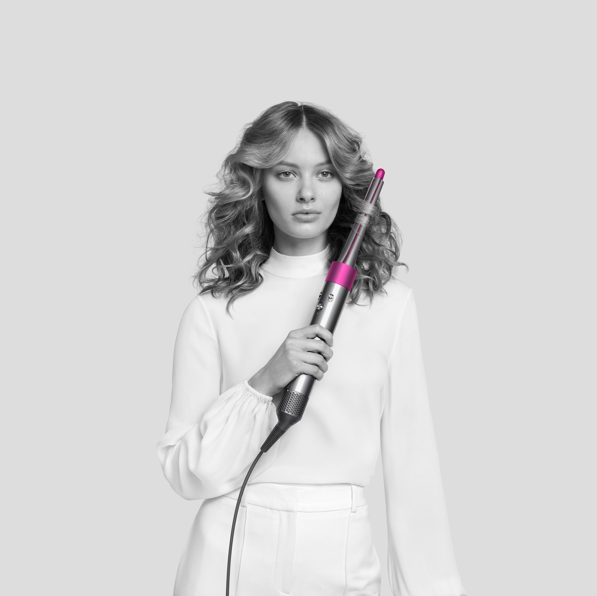 DYSON AIRWRAP COMPLETE IRON/FUCHSIA LONG OBLIKOVALNIK LAS